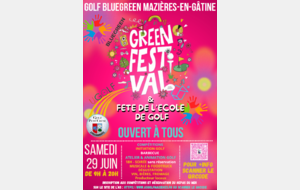 Journée caritative au profit de l'école de golf et Green Festival 