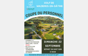 COUPE DU PERSONNEL BLUEGREEN