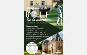COMPÉTITION DE LA MAIRIE DE MAZIERES-EN-GATINE - 7e édition