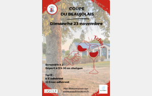 Coupe du Beaujolais - annulé en concertation avec BlueGreen - greens d'hiver annoncés